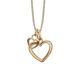 Christina Collect - Forgyldt halskæde OPEN MOTHER HEARTS