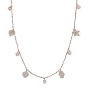 Joanli Nor - HAYLEYNOR halskæde i rosaforgyldt sølv
