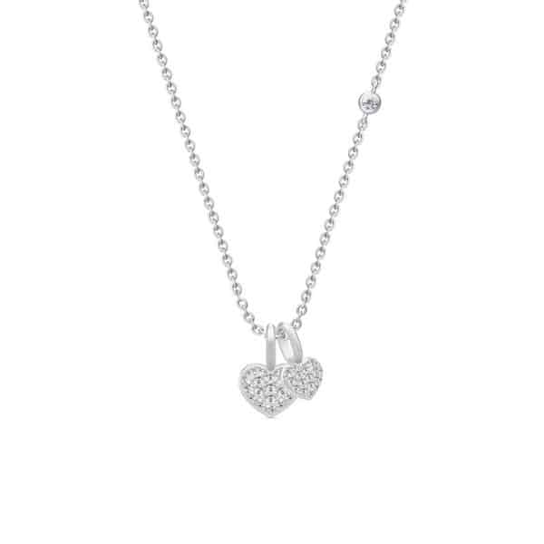 Julie Sandlau PURE HEART halskæde sølv NL434RHCZ - Mother & Child