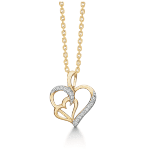 Støvring Design - halskæde hjerte 14 karat guld