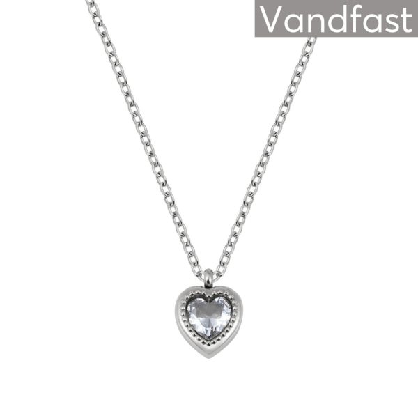 ANNEBRAUNER Passion Heart Necklace Clear