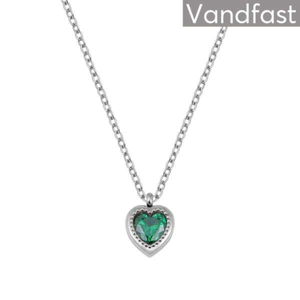 ANNEBRAUNER Passion Heart Necklace Green