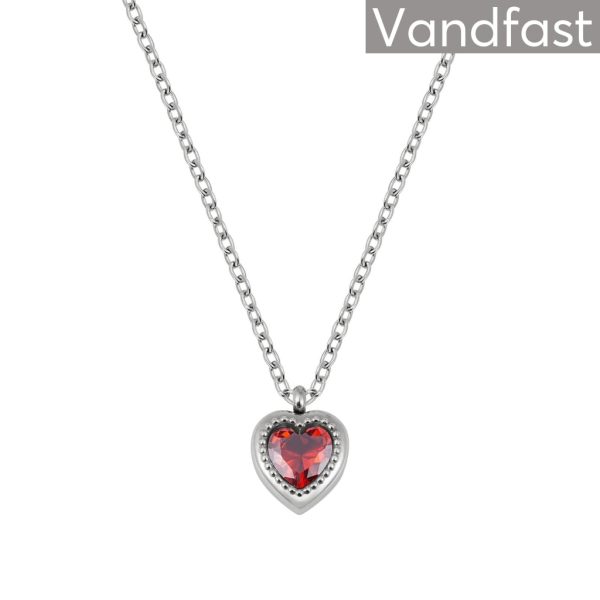 ANNEBRAUNER Passion Heart Necklace Red