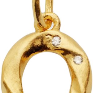 Alphabet Pendant Gold