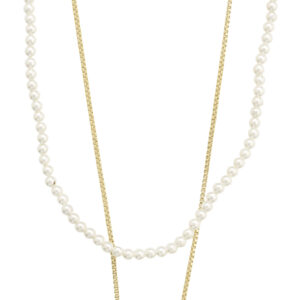 Arlet Necklace 2in-1 set, Gold-plated