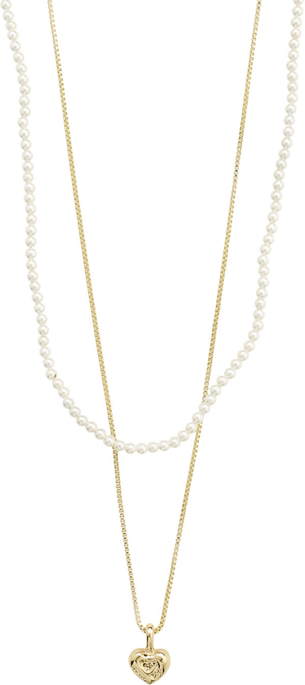 Arlet Necklace 2in-1 set, Gold-plated