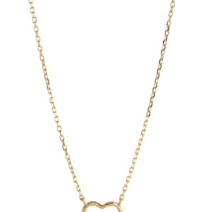 ENAMEL Copenhagen Halskæde - Organic Heart - Gold Colour