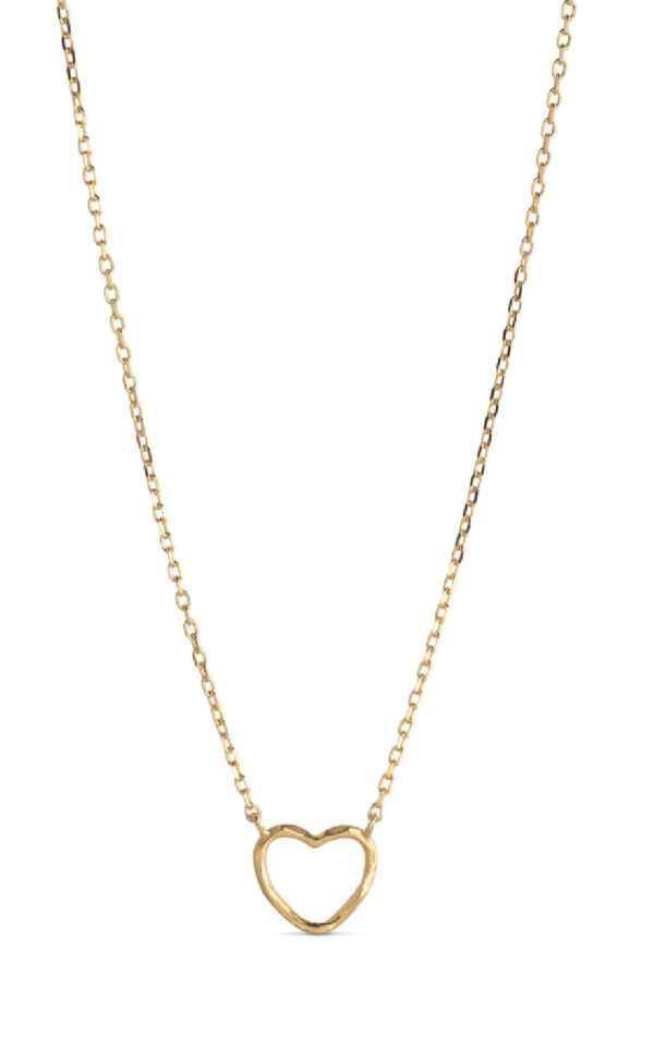 ENAMEL Copenhagen Halskæde - Organic Heart - Gold Colour