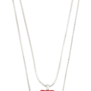 Maeve Necklace, 2 in a set, Silverplated