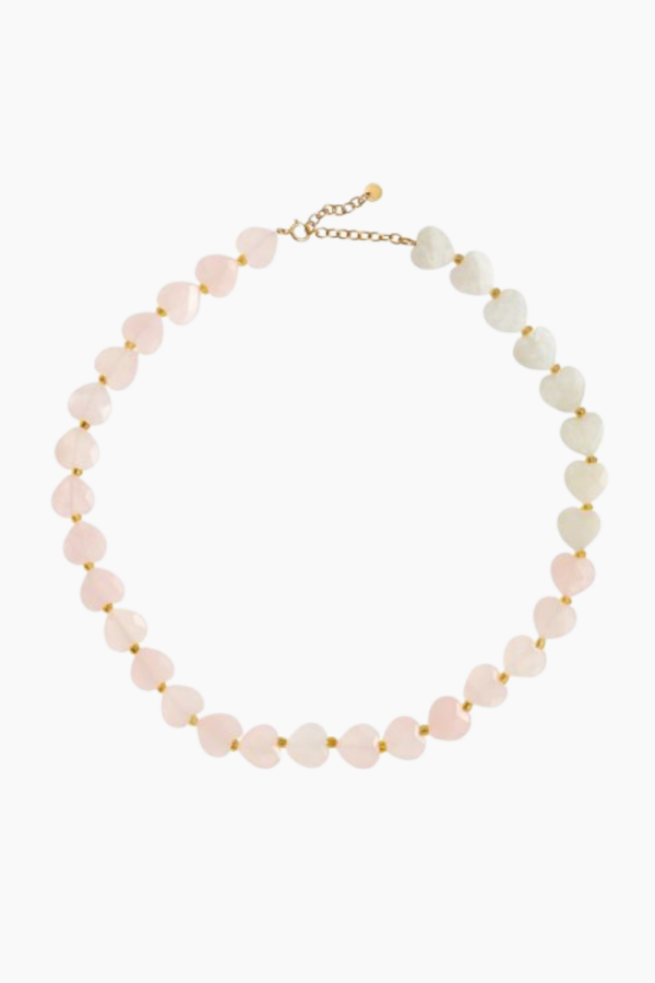 Mon Amour Necklace - Rose - Stine A - Lyserød One Size