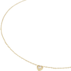 Necklace Heart Rhinestone
