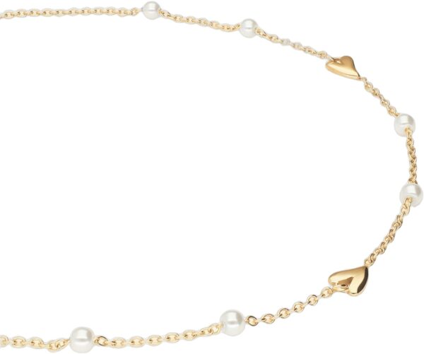 Necklace Hearts & Pearls