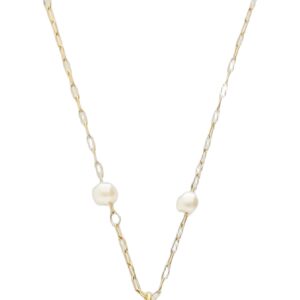 Necklace Mini Pearl & Heart