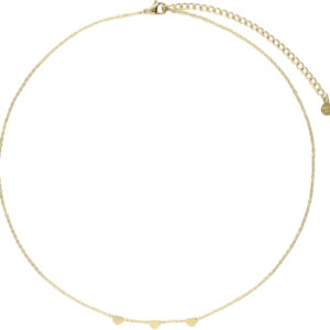 Necklace With Three Hearts